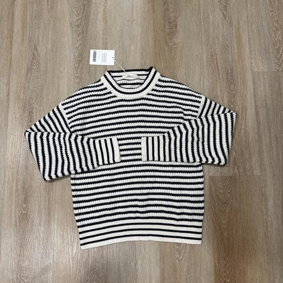 Everlane Sweaters - Everlane navy and white striped